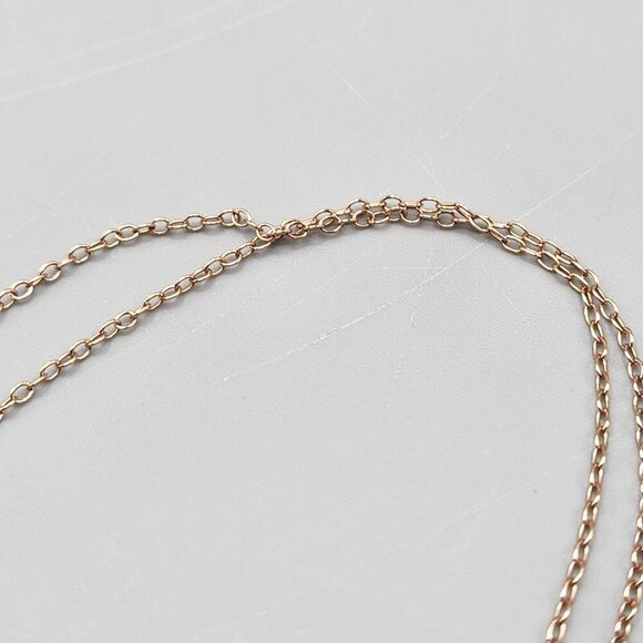 Chuck Clemency 925 Sterling Silver Champagne Diamond Pendant Rose Gold Plated - Picture 9 of 14